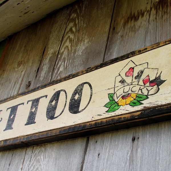 Vintage Tattoo Sign Etsy