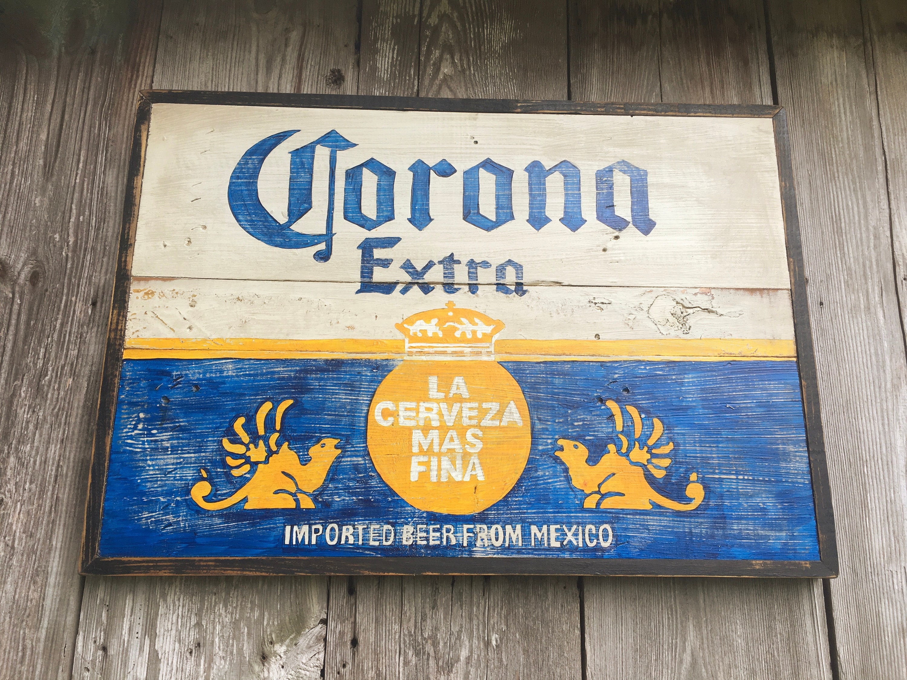Vintage Corona Beer Sign - Etsy
