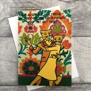 Siamo tutti diversi: fantastico biglietto di auguri/amicizia ispirato a Mr e Mrs Fox