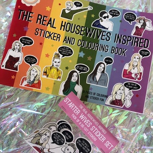Real Housewives kleurboek en stickerpakket - Bravo TV Fan Gift
