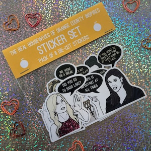 RHOC Sticker Pack: Real Housewives of Orange County Vinyl Stickers