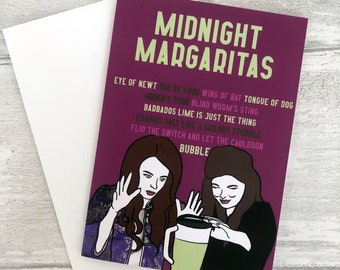 Carte magique pratique : carte de voeux inspirée du film Midnight Margaritas