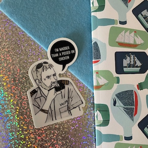 Captain Lee- Vinyl- Aufkleber inspiriert von Captain Lee aus Under Deck