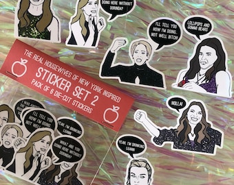 RHONY Sticker Pack: Real Housewives of New York Die-Cut Stickers