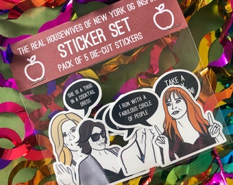 RHONY OG Sticker Pack: Echte Hausfrauen von New York Gestanzte Vinyl-Aufkleber