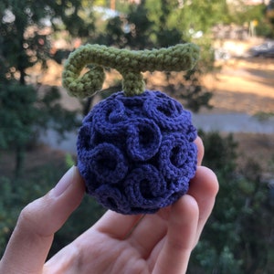 Anime fantasy devil fruit crochet kawaii toy image 1