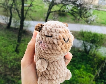 Capybara plush chibi crochet toy - cute and fun gift for friend