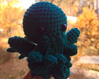 Cthulhu chibi crochet toy - call of Cthulhu gift for friend