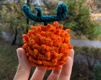 Anime fantasy devil fruit crochet kawaii toy fire Christmas tree toy