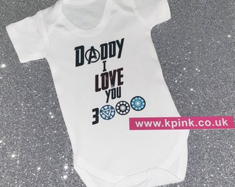 i love you 3000 baby grow