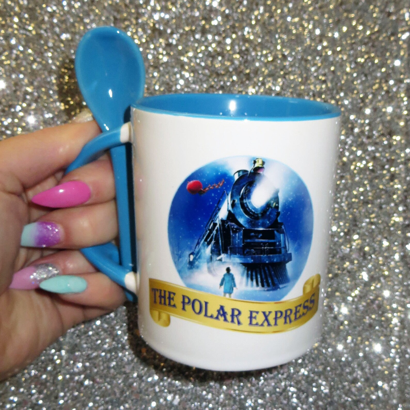 The Polar Express Personalised Christmas Mug Christmas Eve  Etsy