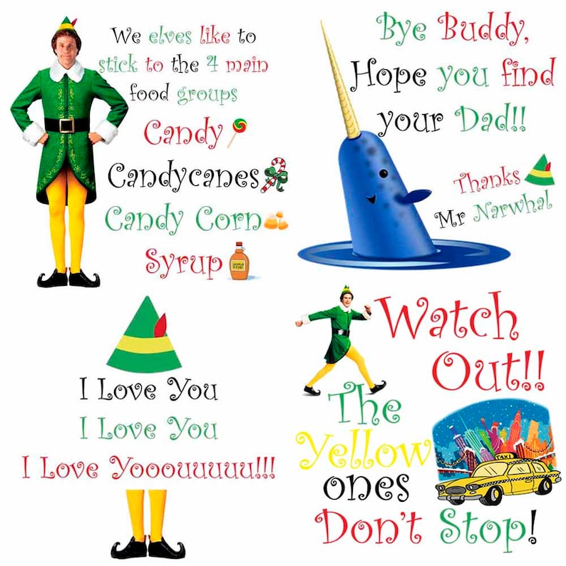 Buddy the Elf Mug for Christmas Eve Box Christmas Movie Etsy