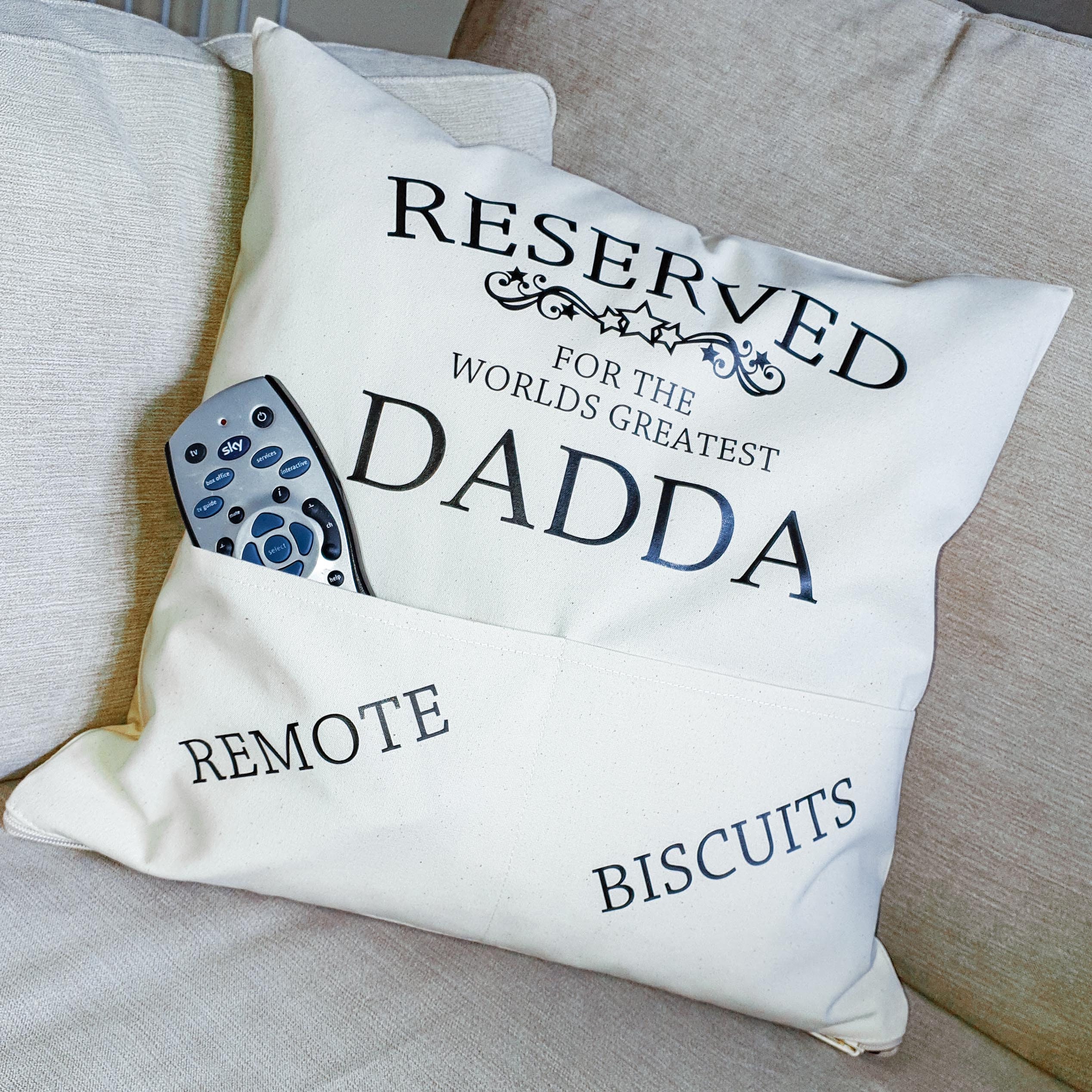 Personalised Remote Control Cushion Gift lockdown Gift for Etsy