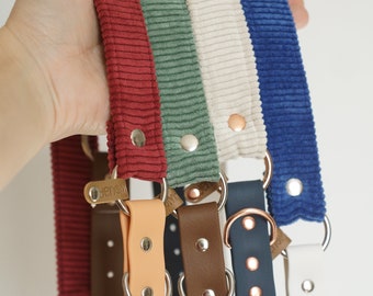 Rope dog collar adjustable - Biothane - Multicolor / Outfit for dog / Large dog collar / Small dog collar