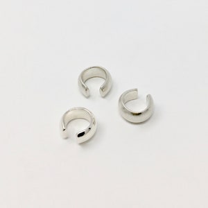 Ear Cuff for high helix, , no piercing, tiny, minimal sterling silver,