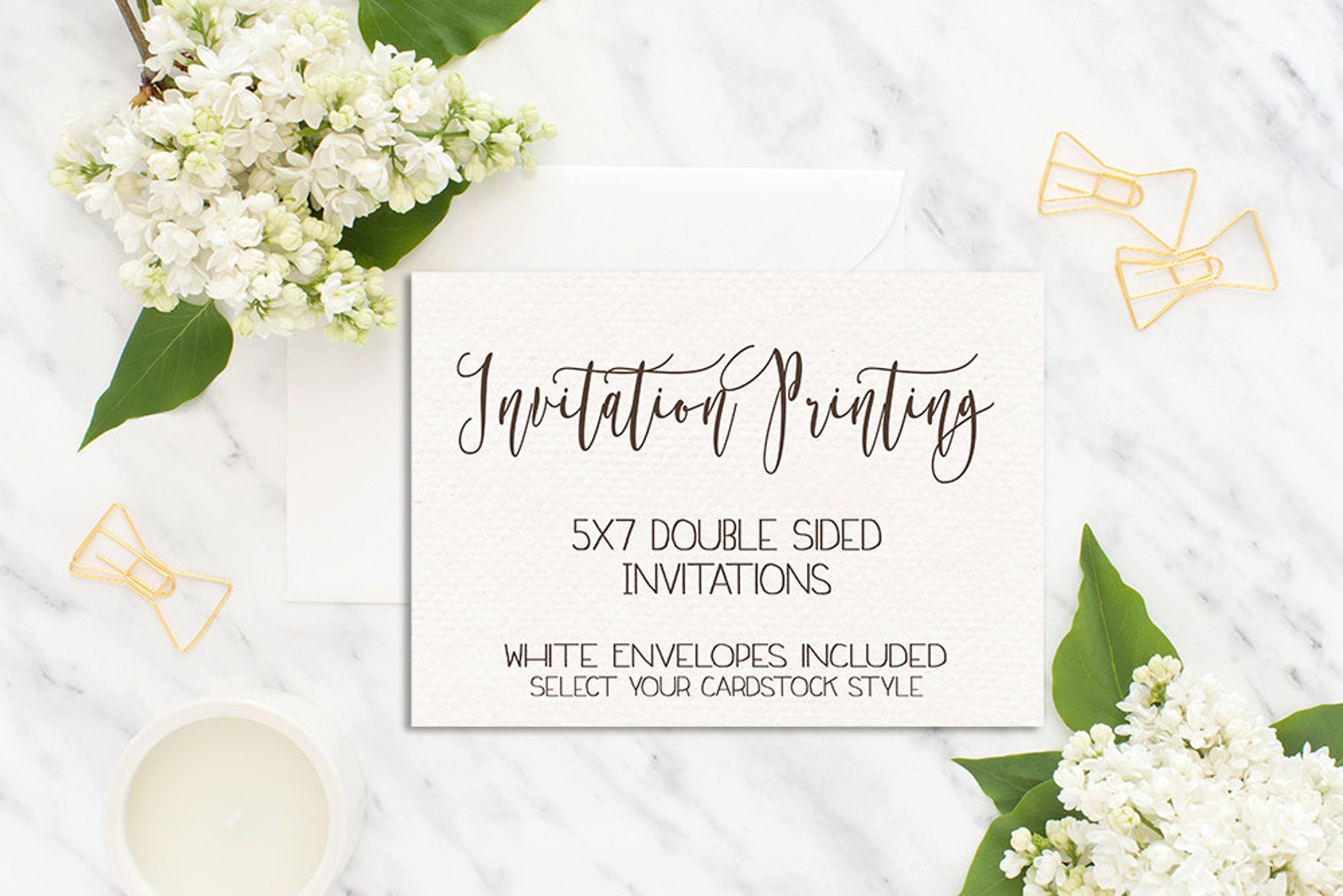 Invitation Printing Service // Printed Invitations // Quality Etsy