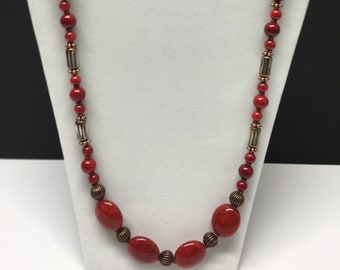 Just Call Me Red Necklace