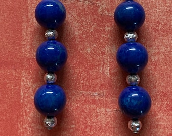 Lapis Stardust Earrings