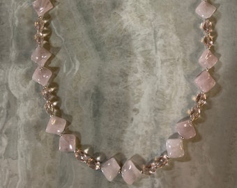Two by Two Pink Necklace