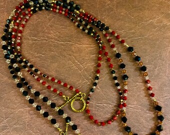 Crystal Bicones Necklace