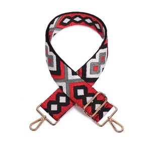 Boho Handbag Strap, Guitar Strap, Purse Strap, Canvas Bag Strap, Crossbody Strap , Shoulder Bag Strap, Woven Bag Strap, Ethnic Bag Straps
