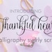 Digital download calligraphy font Wedding Christmas digital font modern calligraphy script, Wedding Font, Christmas Font, invitations font