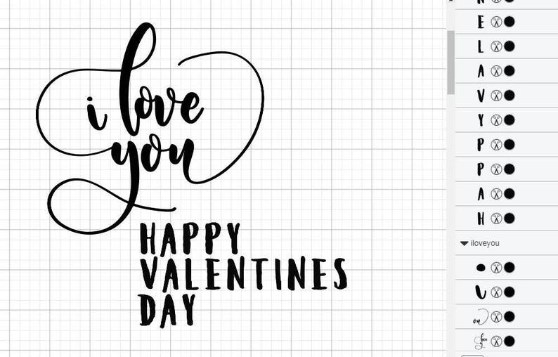 Download Valentine SVG file Cricut file cutfile Silhuettes file svg ...