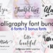 Swirly fonts, Font Bundle, Valentines Day fonts, Fancy Fonts, Swirly Fonts, Digital Font, Calligraphy Font, Wedding Font, Cricut Font