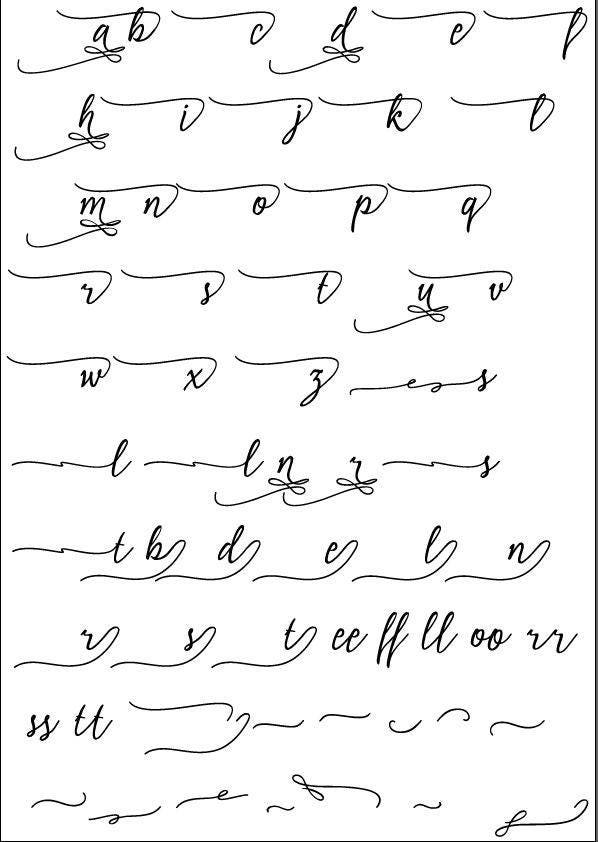 Cricut Silhouette Cameo Digital Full Alphabet SVG Font files | Etsy