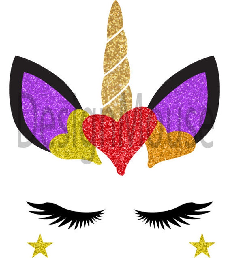 Valentine Unicorn SVG file Cricut file cutfile Silhuettes ...