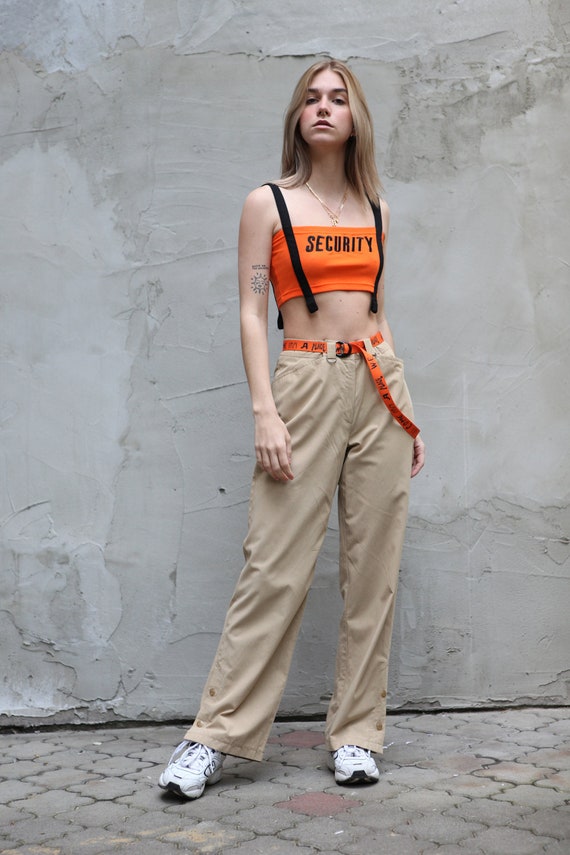 orange rave top