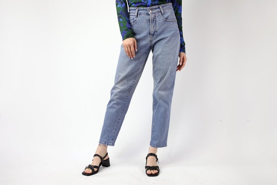 Pedagogie Zenuw Cilia Vintage 90's Mac High Waist Mom Jeans in Blue Size XS - Etsy Denmark