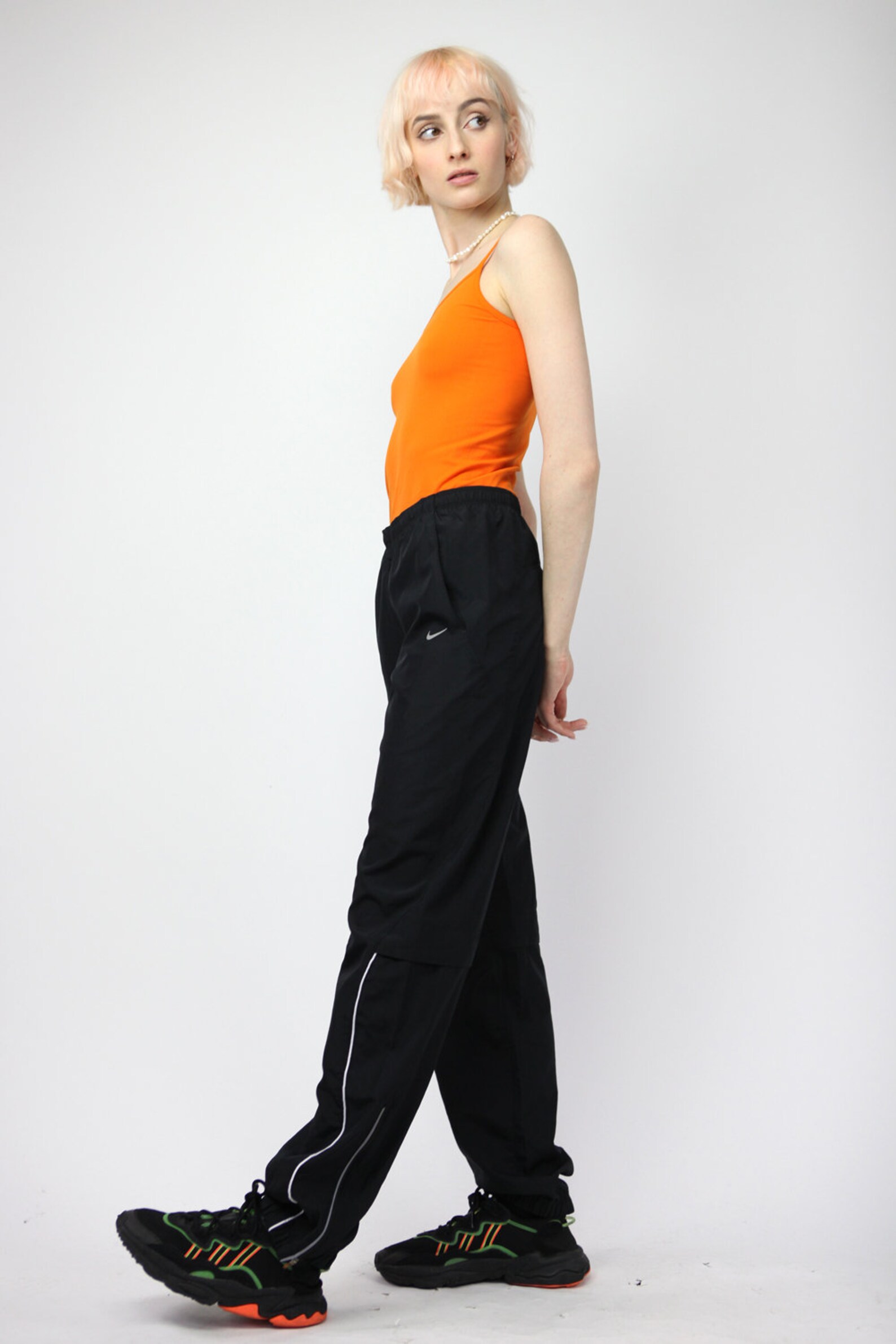 Y2K Nike Joggers Sports Pants in Black size XS Etsy