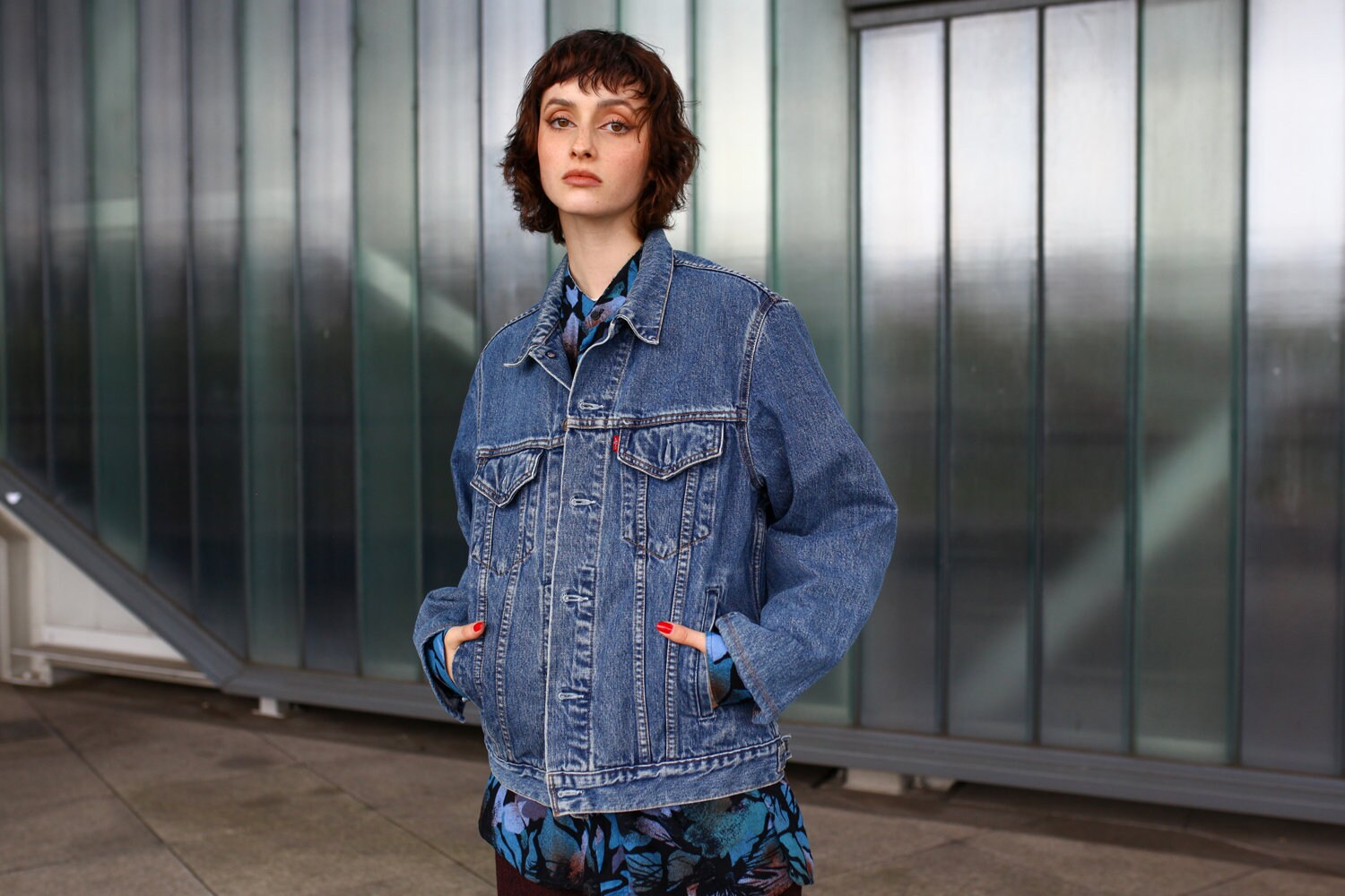 90s Denim Jacket - Etsy