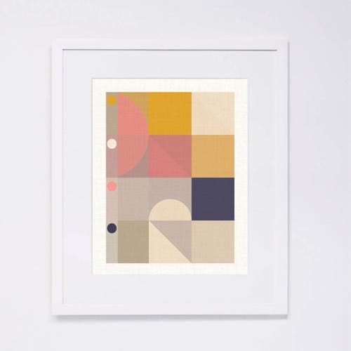 Bauhaus n.40 set of 3 Art Prints - Modern Art Print - Wall Decor - buy Modern Decor - Geometric Abstract Print - Wall Art - Home Decor