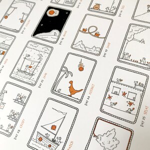 Inktober 2021 di H Locke (@hinstow) - Stampa artistica A3 - 250 g/m²