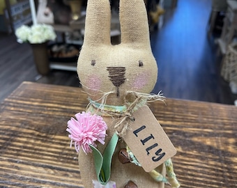 Lily Bunny with Flower