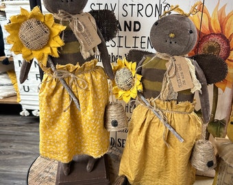 Standing Bee Girl Doll