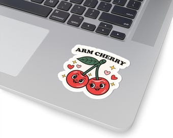 Armcherry Sticker: Armchair Expert Fan Art - Disco Cherries