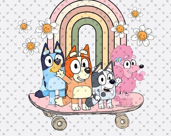 Bluey Family Png, Bluey Png, Bluey Bingo Png, Bluey Mom Png, Bluey Dad Png, Bluey Friends Png, Bluey Png