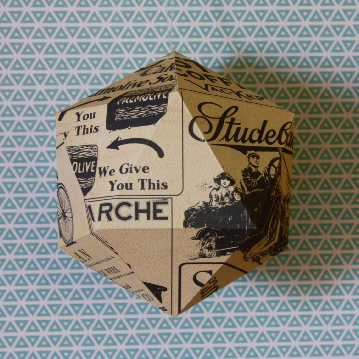 Boule Origami - Pub Vintage