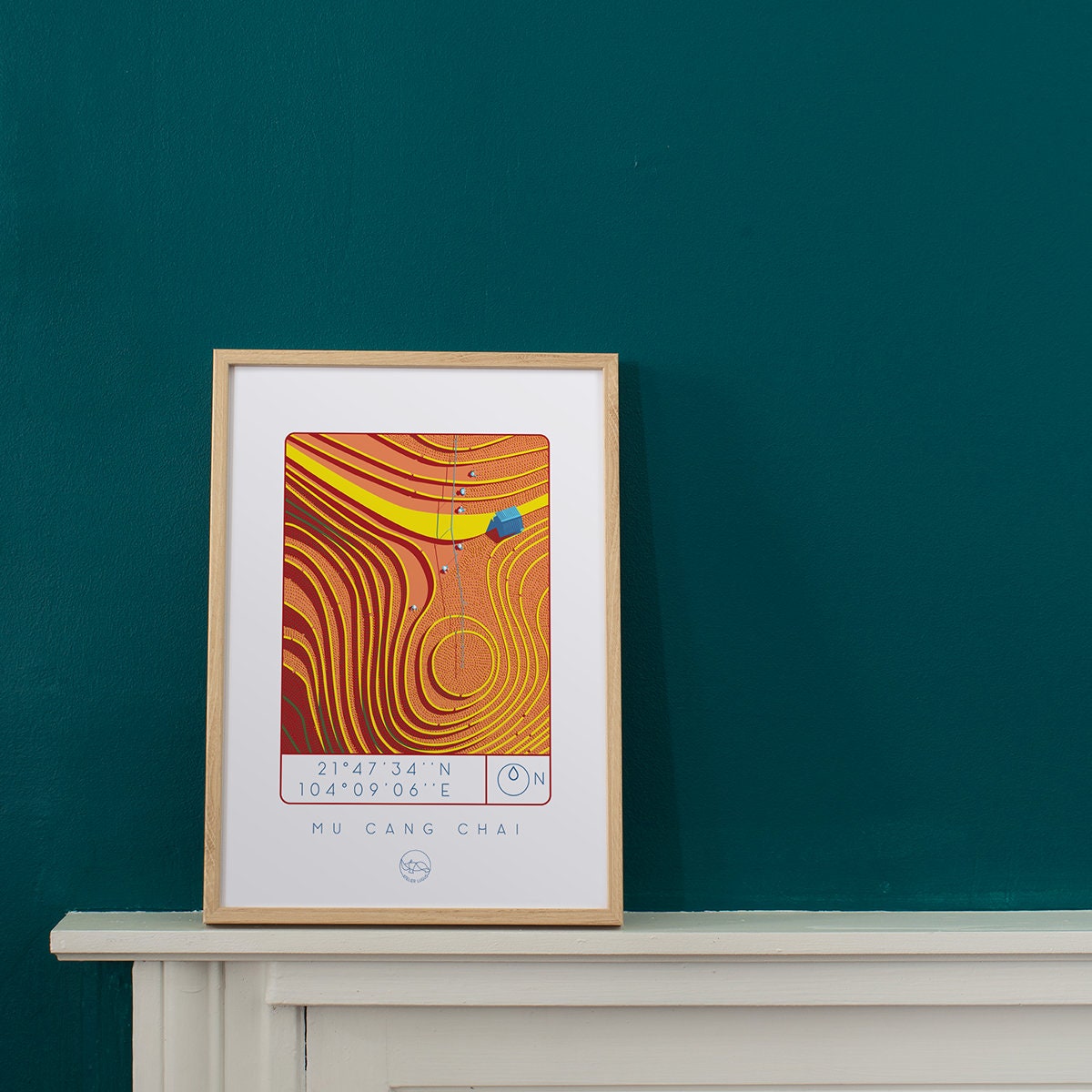 Affiche Gps A4 - Mu Cang Chai