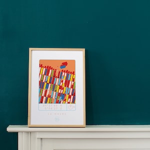 Poster A4 Le Havre Normandie paper 300g