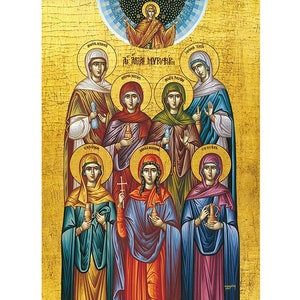 Sunday of the Myrrhbearers Orthodox Icon, Feast of the Sunday of the Holy Myrrhbearers, Sunday Feast of Myrrh-bearing Women, Home Altar Icon