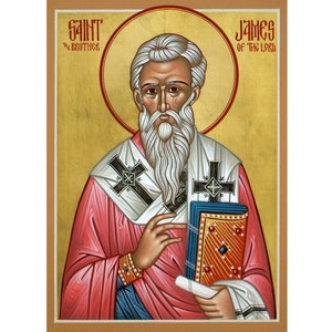 Saint James Brother of the Lord, St James the Bishop of Jerusalem, Popular Saints, Orthodox Icon, Christian Icon, Roman Catholic Gift