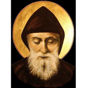 Saint Sharbel, Saint Charbel of Lebanon, Mar Charbel Makhlouf, Lebanese Saints, Lebanese Art, Roman Catholic Monks, Catholic Icon