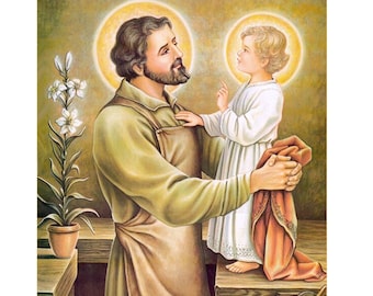 Saint Joseph the Worker, St Joseph the Father, Orthodox Icon, Catholic Icons, Christian icon plaque, Christian Dad Gift, Joseph of Nazareth