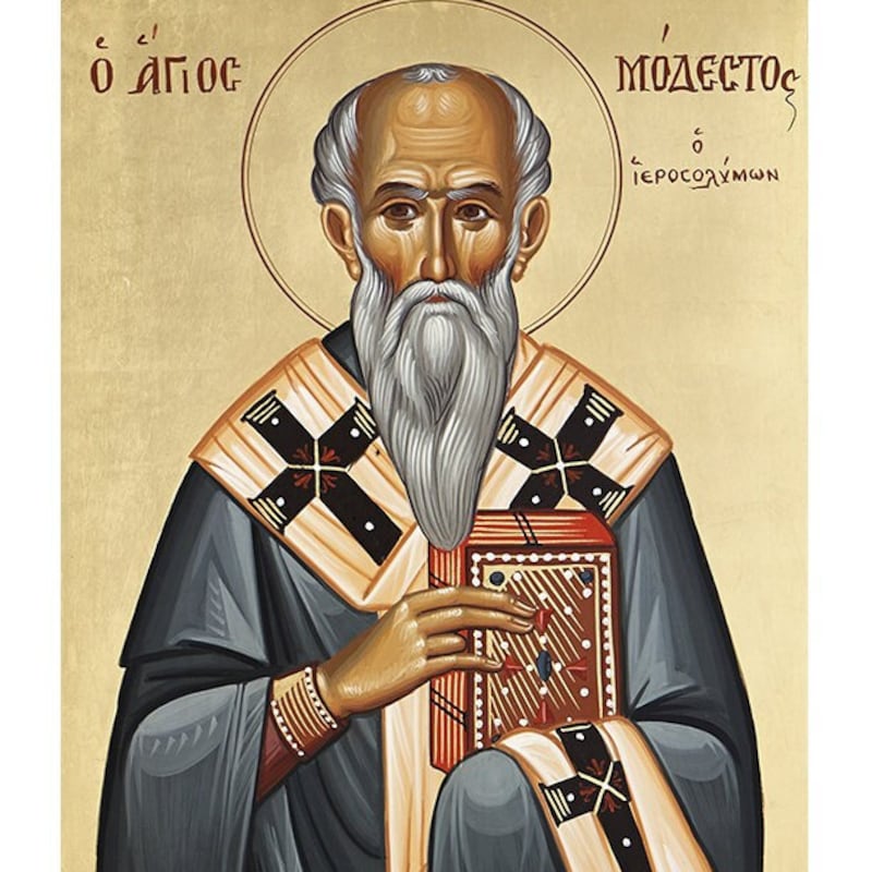 St Modestus ReligiousArtwork - Etsy