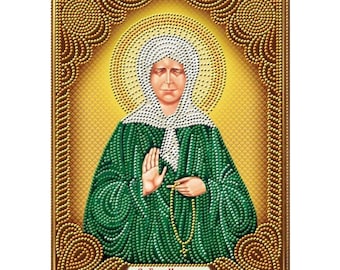 Saint Matrona Nikonova Russian Orthodox Icon, Christian Icons, Religious Wall Art