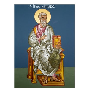 Der heilige Matthäus der katholische Gebetsanhänger, der heilige Matthäus der Evangelist (der heilige Levi), die zwölf Apostel Jesu Christi, die Anhänger von Jesus